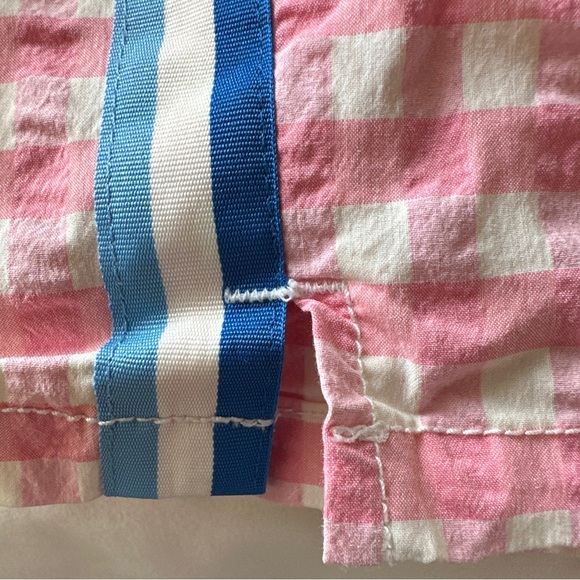 Vineyard Vines Men’s Swim Trunks XL Pink Check Race Stripe Side Pockets - Picture 9 of 10